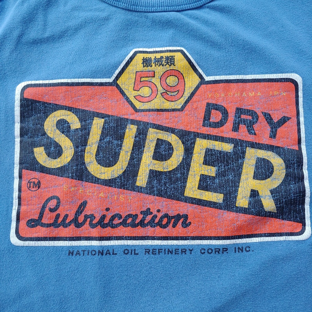 Vintage Superdry Blacklabel Tee Shirt Japan Small